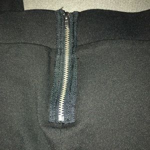 time and tru women's skinny zip back ponte pant